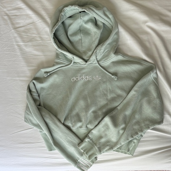 Adidas Women's Mint Green Hoodie - Picture 1 of 3